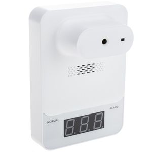 Termómetro digital infrarrojo de pared sin contacto para la medición de temperatura corporal con indicador luminoso y sonoro