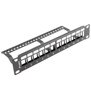 Patch panel configurable para rack 19” y 10”