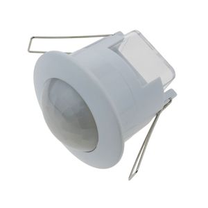 Detector de movimiento por infrarrojos de techo empotrable blanco