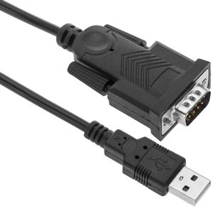 Cable USB a RS232 de 1 puerto DB9 macho de 1,5m