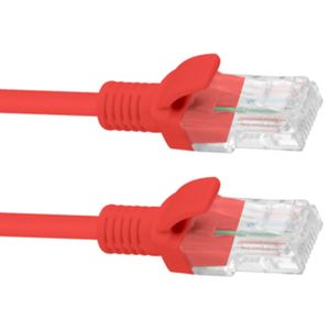 Cable de red ethernet Cat. 6 UTP de 3 m de color rojo PCU6-10CC-0300-R