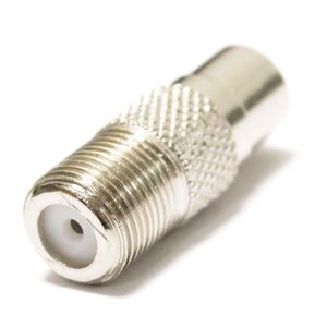Adaptador RCA-hembra a F-hembra
