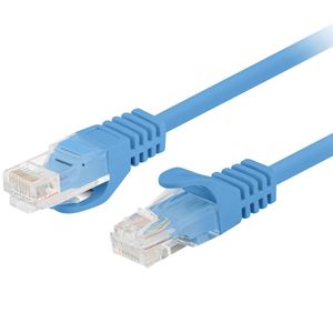 Cable de red ethernet Cat. 6 UTP de 0,25 m de color azul PCU6-10CC-0025-B