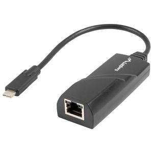 Cable adaptador Lanberg de USB-C macho a RJ45 hembra 1Gbps 15cm