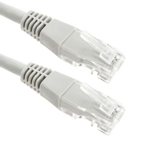 Cable de red ethernet LAN UTP RJ45 de Cat.6 gris de 25cm