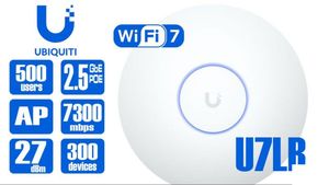 Punto de acceso Unifi WiFi 7 Dual UBN-U7-LR