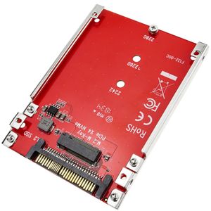 Adaptador de disco M.2 NVMe SSD a U.2 2.5" NVMe SFF-8639 SSD
