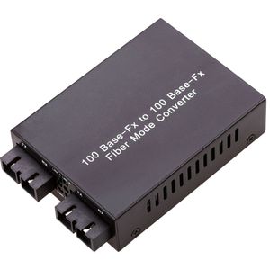 Conversor de fibra óptica de multimodo a monomodo SC 100 Mbps de MM a SM