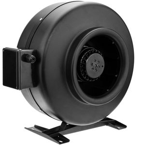 Ventilador de tubo de 200 mm. Extractor de conducto en línea para la ventilación industrial