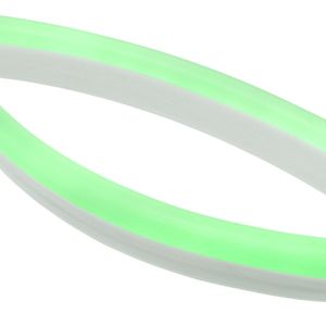 Tira luz flexible LED Neón Flex LNF 16x8mm 220VAC de 5m verde