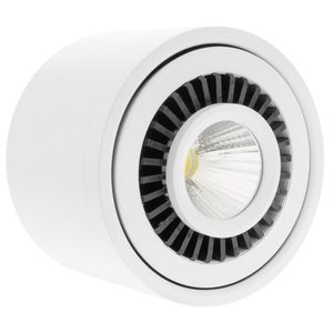 Foco LED de superficie Lámpara COB 9W 220VAC 6000K blanca 85mm