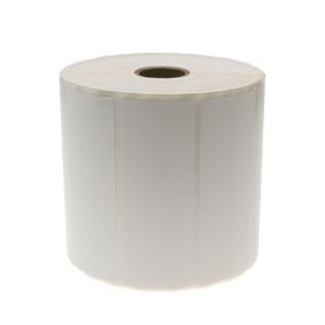Rollo bobina de 1600 etiquetas adhesivas para impresora transferencia térmica 101.6x38.1mm