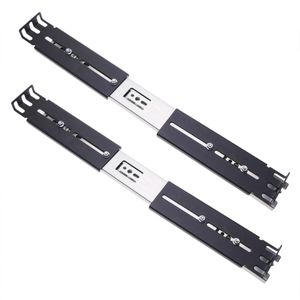 Guías laterales telescópicas de 390 mm extensibles para caja rack 19" IPC