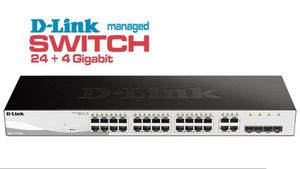 Switch D-Link Web Smart DGS-1210-28 - Gestión - 24Giga + 4SFP