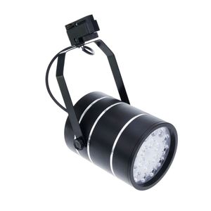 Foco LED de raíl 18W blanco frío día 120x155mm negro