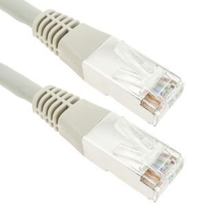 Cable de red ethernet Cat. 6 FTP de 40m de color gris