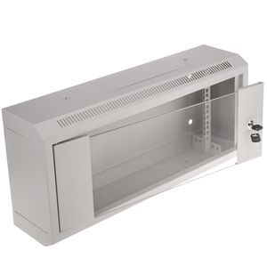 Armario rack mural 19'' 4U 600x150x288mm pared SOHORack blanco