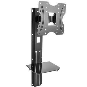 Soporte de pared para pantalla TV de 23" a 42" compatible VESA-100/200 con bandeja
