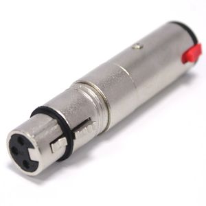 Adaptador de audio XLR 3-pin hembra a jack 6.3mm hembra