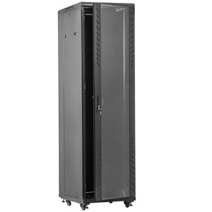 Armario rack 19'' de pie 42U 600x1000x2000mm negro MobiRack DIY desmontado