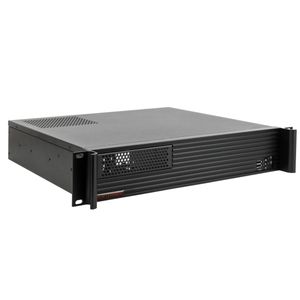 Caja rack 19" IPC mini-ITX micro-ATX 2U 1x5.25" 5x3.5" fondo 400mm