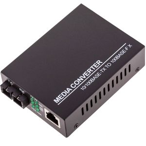 Conversor de fibra óptica 100 Mbps multimodo de SC a RJ45 a 2Km