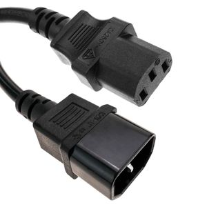 Cable de alimentación eléctrico IEC-60320 C13 a C14 de 5m