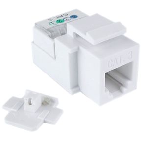 Keystone telefónico RJ11 hembra 6P4C TB110 categoría 3 modelo-B