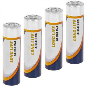 Pila alcalina AA LR6 1.5V 4 unidades