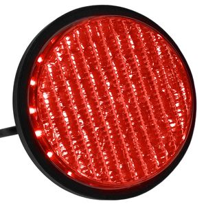 Luz LED para semáforo IP65 100mm de 12-24V rojo