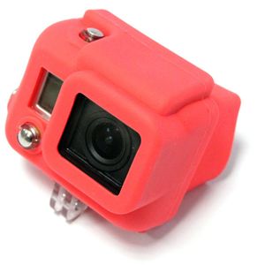 Funda de silicona roja para cámara Gopro Hero 3