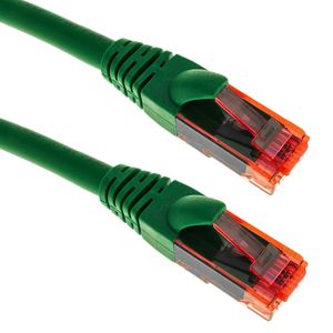 Cable de red ethernet Cat. 6a UTP de 5 m de color verde ultra flexible
