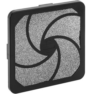 Rejilla de ventilación de plástico con pestañas y filtro de espuma para ventiladores de 120mm