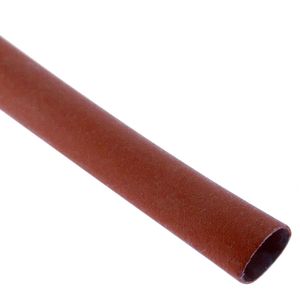 Tubo termoretráctil rojo de 2,4mm en bobina de 3m