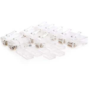 Conector UTP Cat.6 RJ45 macho para crimpar a cable 50 pack