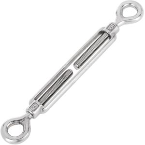 Tensor de cable de acero. Modelo anilla a anilla de rosca 8 mm