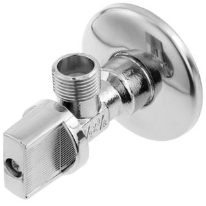 Llave de paso cisterna en escuadra 1/2"-3/8" teflón antical