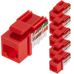 Keystone RJ45 hembra TB110 Cat. 5e UTP pack de 6 unidades