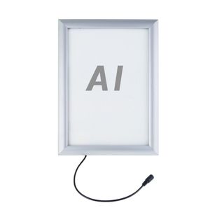 Marco cuadro iluminado por LED A1 627x876mm para cartel anuncio letrero