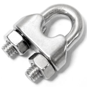 Grapa para cable de acero inoxidable de 6,0mm