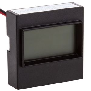 Visor LCD de 3 dígitos y con voltímetro 80-500V para panel negro 40x40x12mm