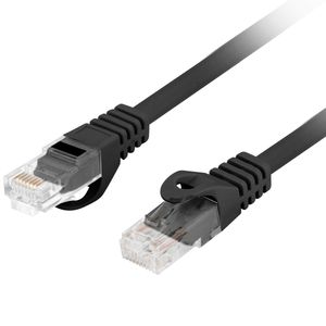 Cable de red ethernet Cat. 6 UTP de 3 m de color negro PCU6-10CU-0300-BK