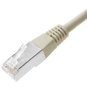 Cable de red ethernet Cat. 6 FTP de 50m de color gris