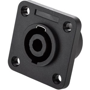 Conector speakon NL4 4polos hembra chapa plástico