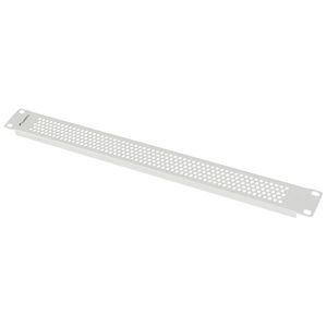 Panel ciego perforado de 1U para armario rack 19" tapa blanca Lanberg
