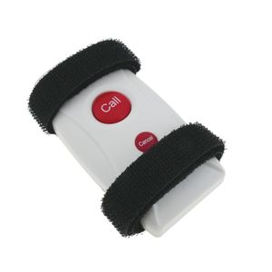 Pulsador emisor transmisor para sistema de llamada inalámbrico con cinta 200m 2 teclas