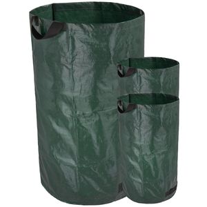 Bolsas de limpieza para jardín con protección UV 240L 80 x 47 cm 3 unidades