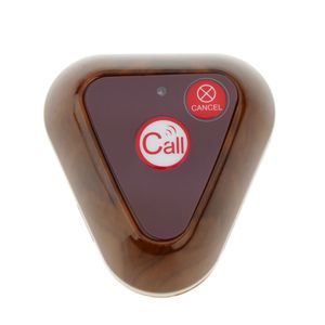 Pulsador emisor transmisor para sistema de llamada inalámbrico 500m 2 teclas