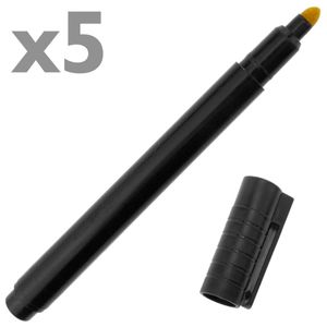 Rotulador detector de billetes falsos para EUR GBP USD etc paquete de 5