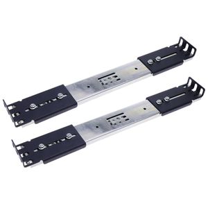 Guías laterales telescópicas de 350 mm extensibles para caja rack 19" IPC